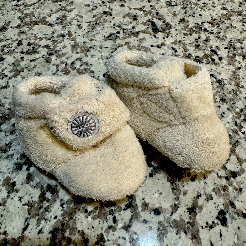 Ugg baby fuzzy boots